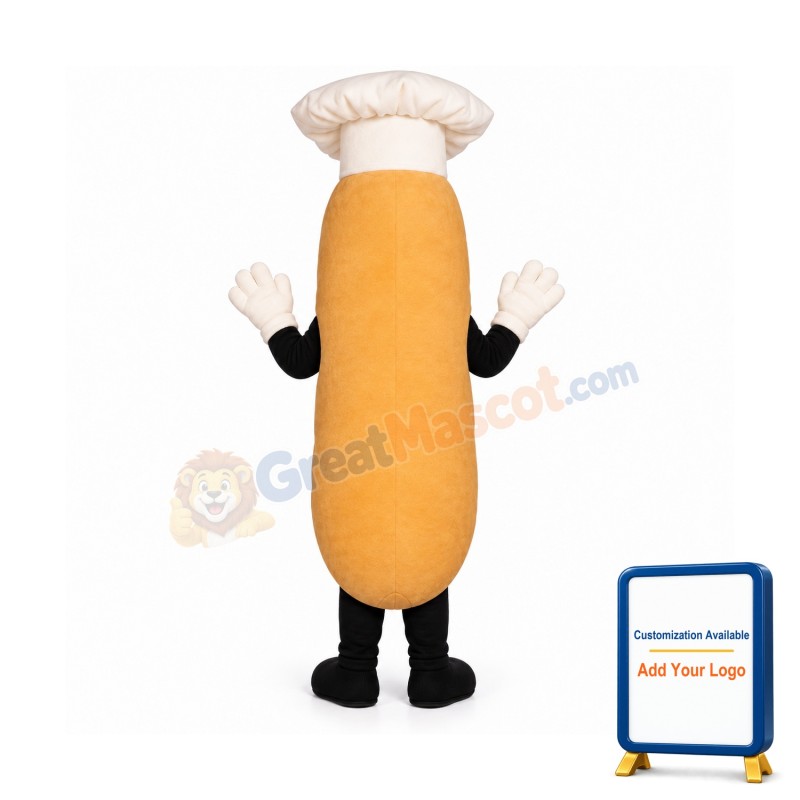 French Breadie Lightweight Mascot Costume