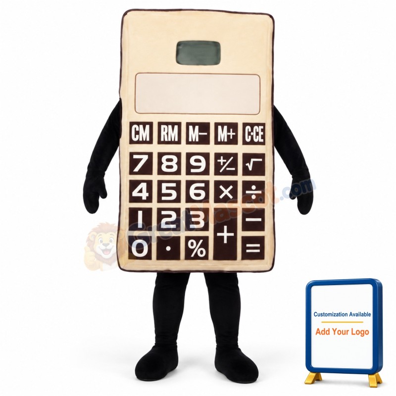 Calculator Lightweight Mascot Costume