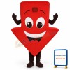 Red Arrow Lightweight Mascot Costume
