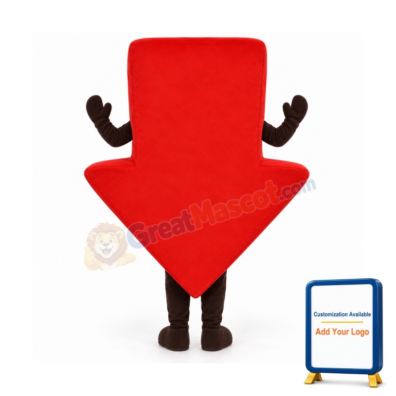 Red Arrow Lightweight Mascot Costume