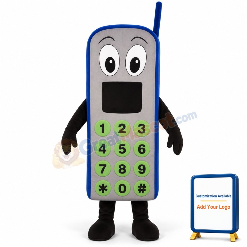 Screaming Phone Lightweight Mascot Costume