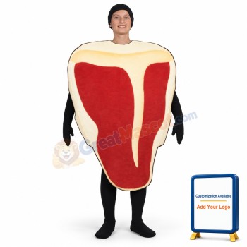 T-Bone Steak Lightweight Mascot Costume