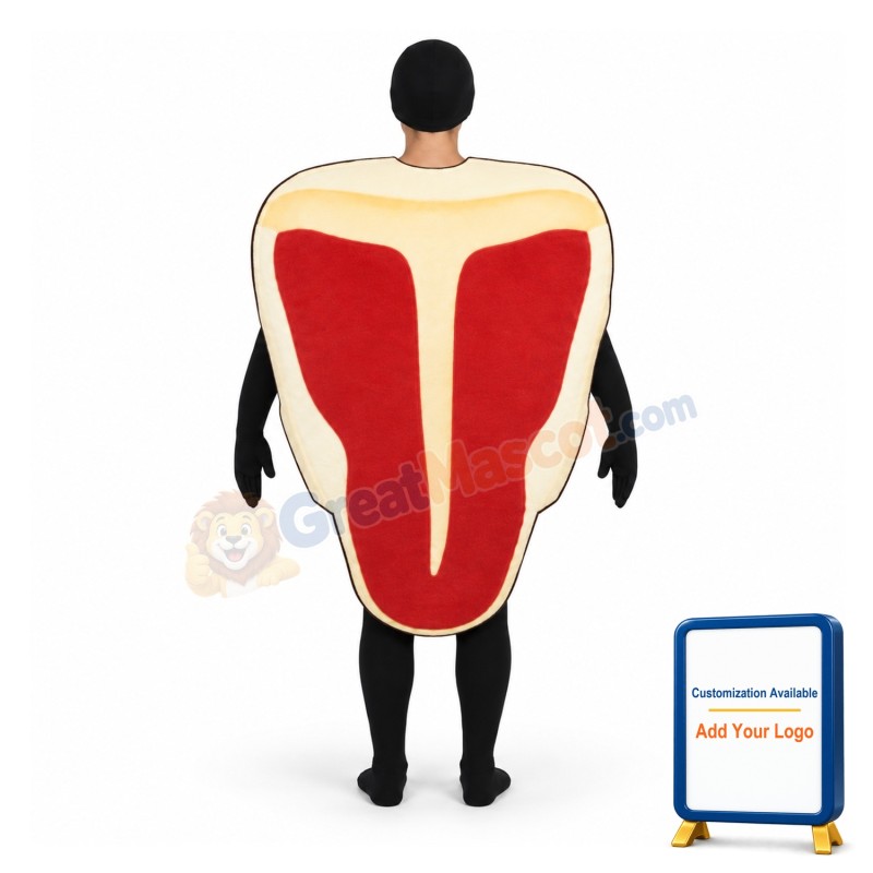 T-Bone Steak Lightweight Mascot Costume