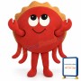 Happy Crab Lightweight Mascot Costume