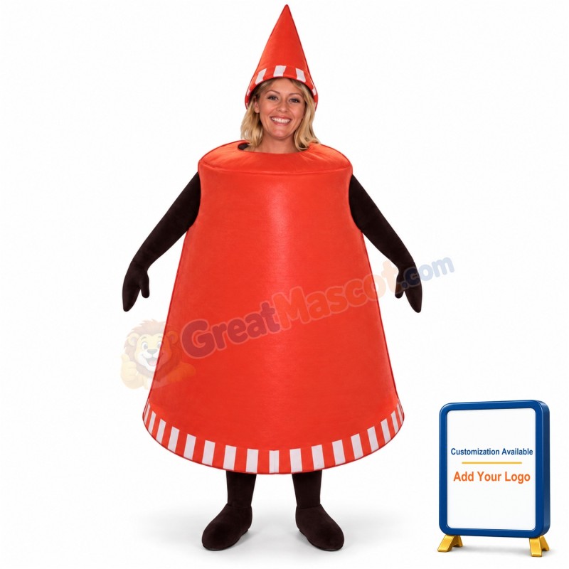 Traffic Cone Lightweight Mascot Costume