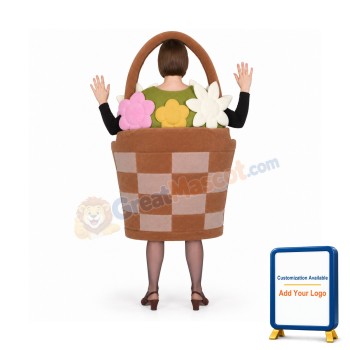 Basket of Flowers Lightweight Mascot Costume