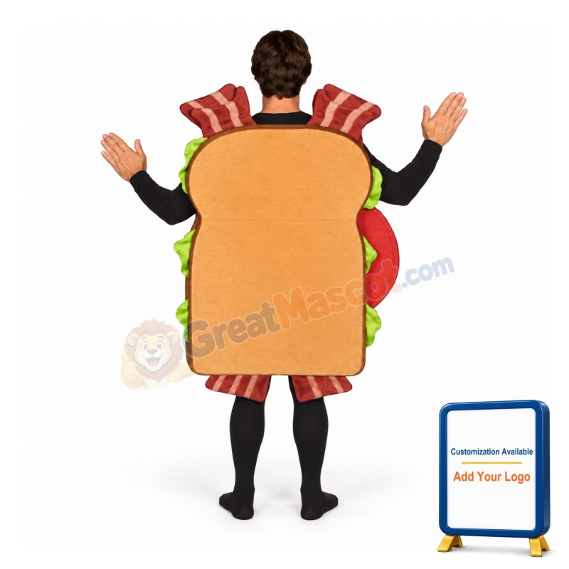 BLT Sandwich Lightweight Mascot Costume