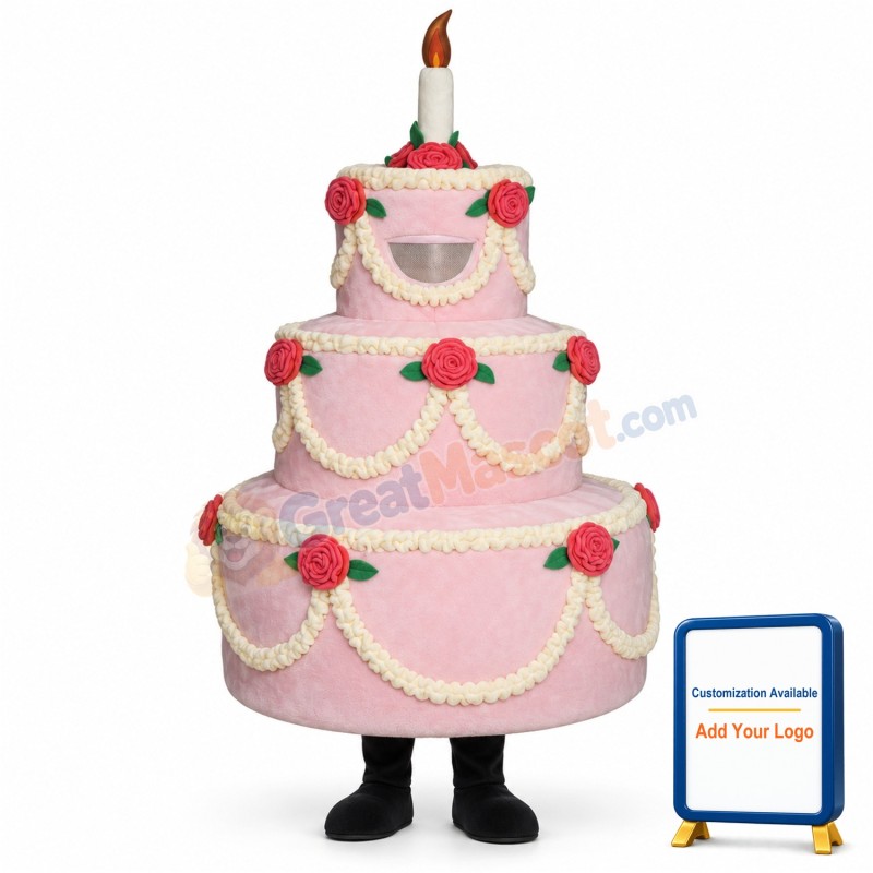 Three-Layer Cake Lightweight Mascot Costume