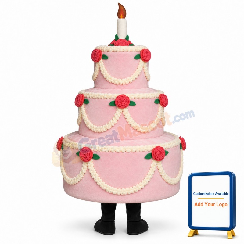 Three-Layer Cake Lightweight Mascot Costume