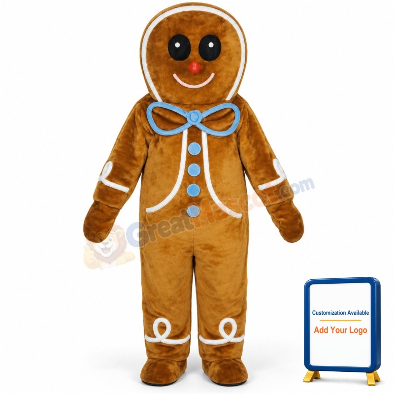 Ginger Bread Boy Lightweight Mascot Costume