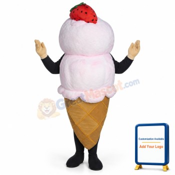 Ice-Cream Cone Lightweight Mascot Costume