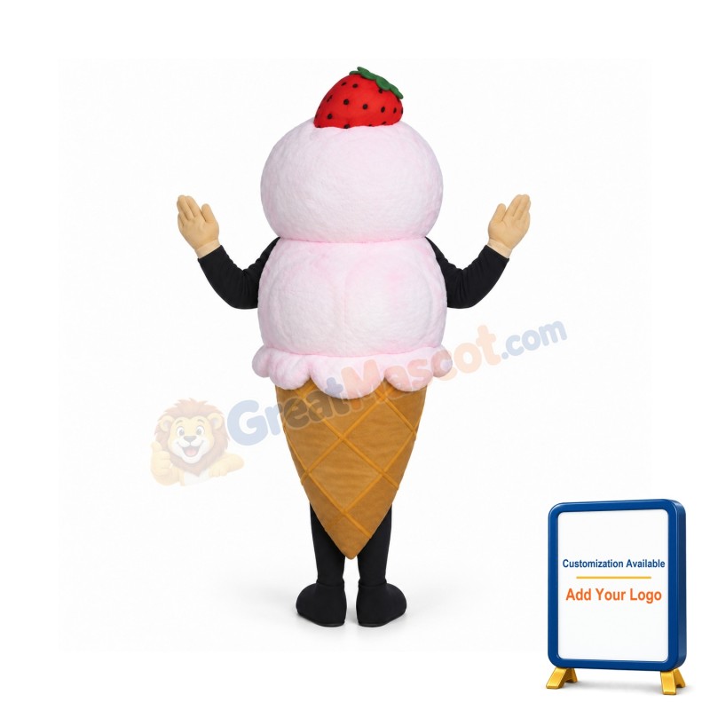 Ice-Cream Cone Lightweight Mascot Costume