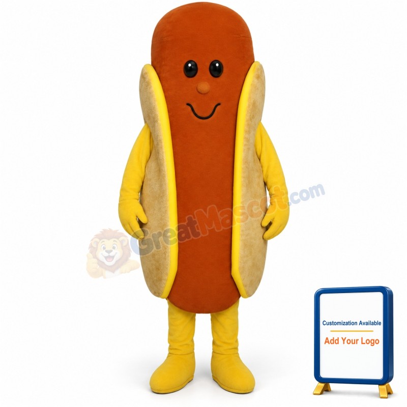 Hot Dog Lightweight Mascot Costume