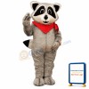 Raccoon w- Hanker chief Lightweight Mascot Costume