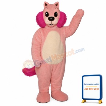 Pink Mink Lightweight Mascot Costume