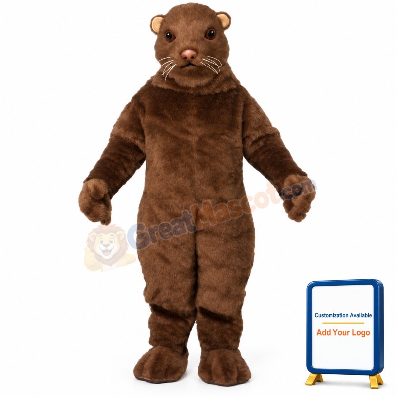 Morris Mink Lightweight Mascot Costume