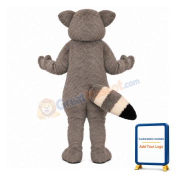 Grey Raccoon Lightweight Mascot Costume