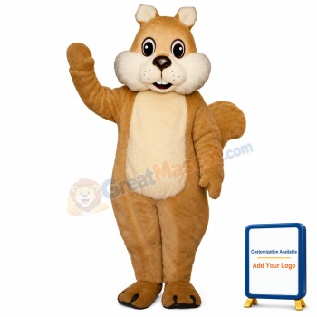 Chubby Squirrel Lightweight Mascot Costume