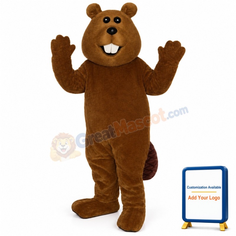 Charlie Beaver Lightweight Mascot Costume