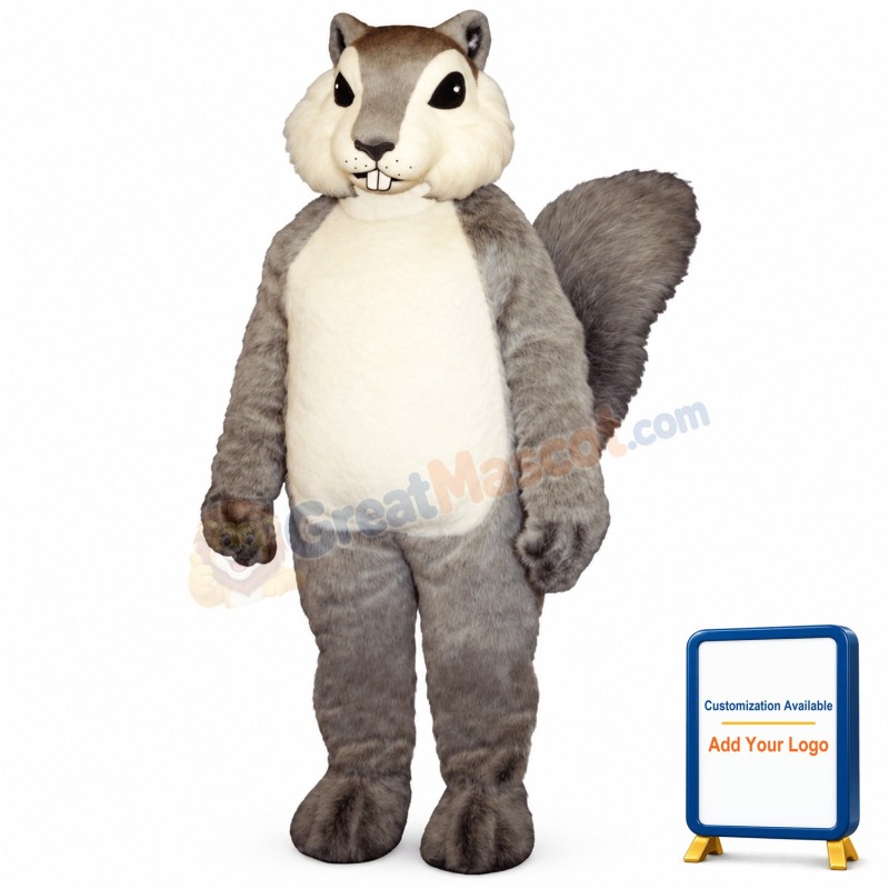 Grey Squirrely Lightweight Mascot Costume