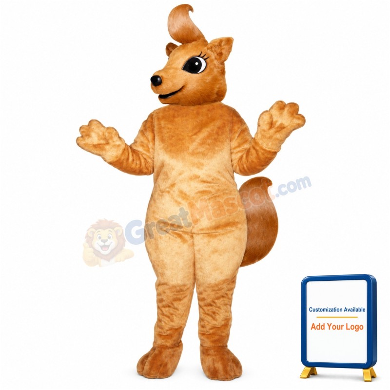Girly Squirrel Lightweight Mascot Costume
