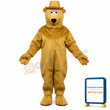Weasel w-Hat Lightweight Mascot Costume