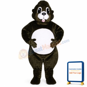 Happy Groundhog Lightweight Mascot Costume