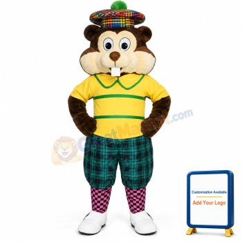Golfing Gopher Lightweight Mascot Costume