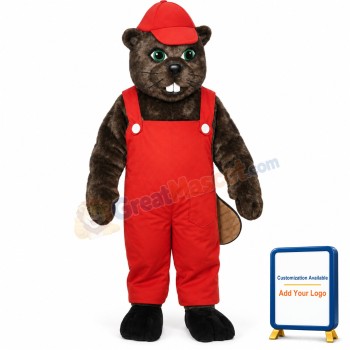 Lumberjack Beaver Lightweight Mascot Costume