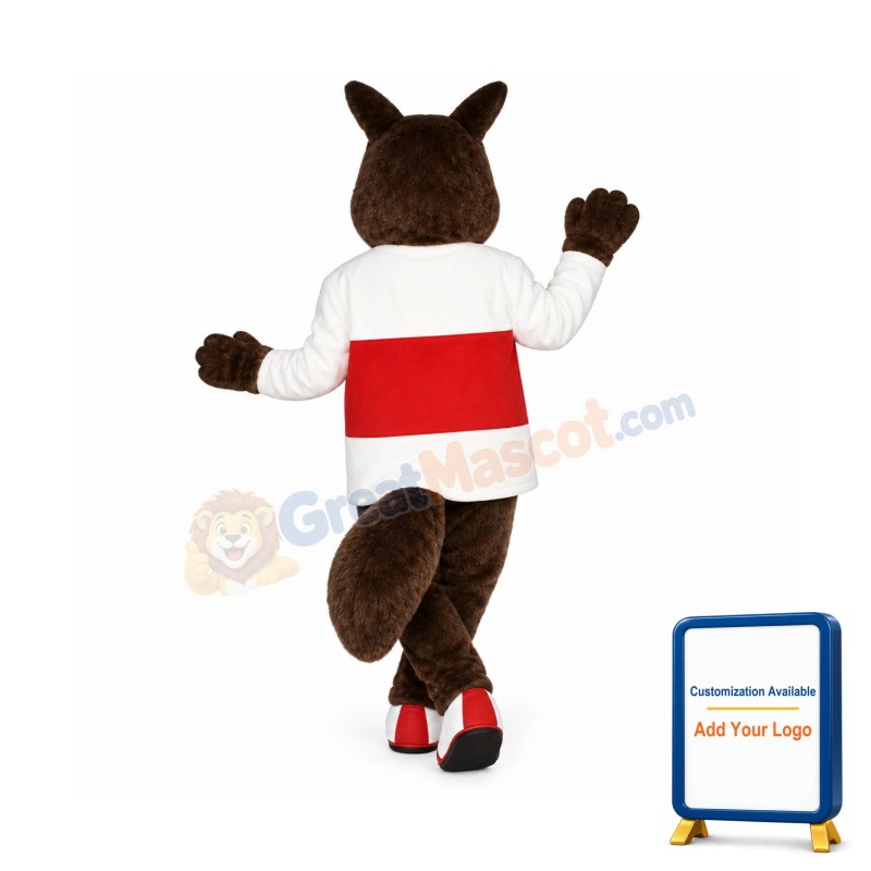 Jogging Beaver Lightweight Mascot Costume