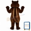 Realistic Chipmunk Lightweight Mascot Costume