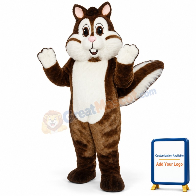 Calvin Chipmunk Lightweight Mascot Costume
