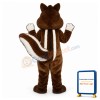 Calvin Chipmunk Lightweight Mascot Costume