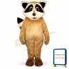 Tan Racoon Lightweight Mascot Costume