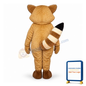 Tan Racoon Lightweight Mascot Costume