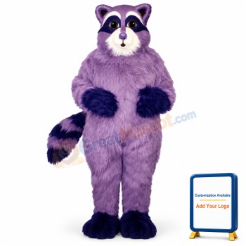 Purple Racoon Lightweight Mascot Costume