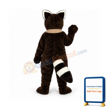 Ryan Raccoon w-vest Lightweight Mascot Costume