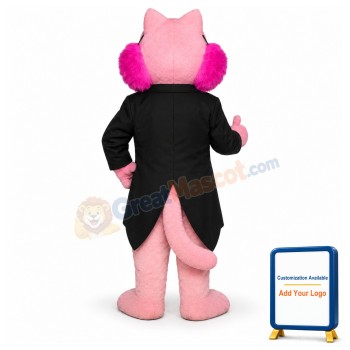 Pink Mink Lightweight Mascot Costume