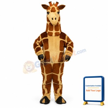 Realistic Giraffe Lightweight Mascot Costume