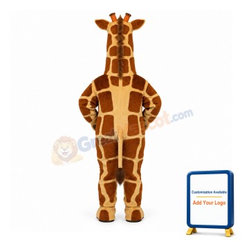 Realistic Giraffe Lightweight Mascot Costume