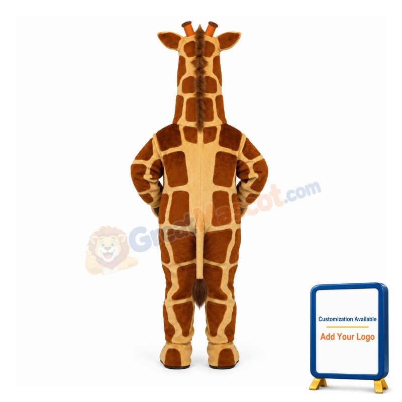 Realistic Giraffe Lightweight Mascot Costume