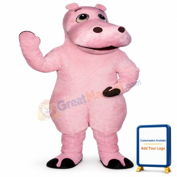 Heidi Hippo Lightweight Mascot Costume