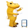 Yellow Hippo Lightweight Mascot Costume