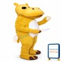 Yellow Hippo Lightweight Mascot Costume