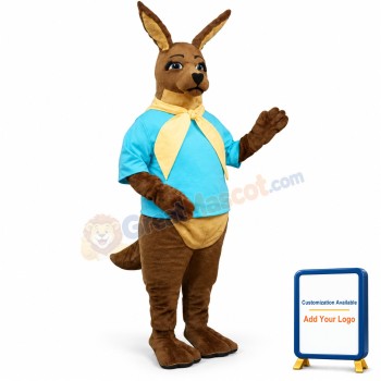 Joe Kangaroo w-Shirt & Tie Lightweight Mascot Costume