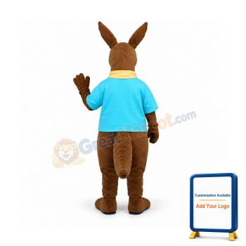 Joe Kangaroo w-Shirt & Tie Lightweight Mascot Costume