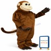 Smiling Monkey Lightweight Mascot Costume