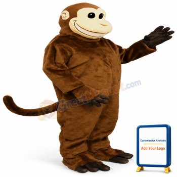 Smiling Monkey Lightweight Mascot Costume