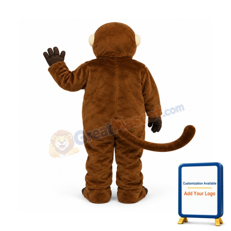 Smiling Monkey Lightweight Mascot Costume