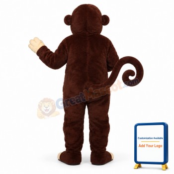 Zoo Monkeyw-Wired Tail Lightweight Mascot Costume